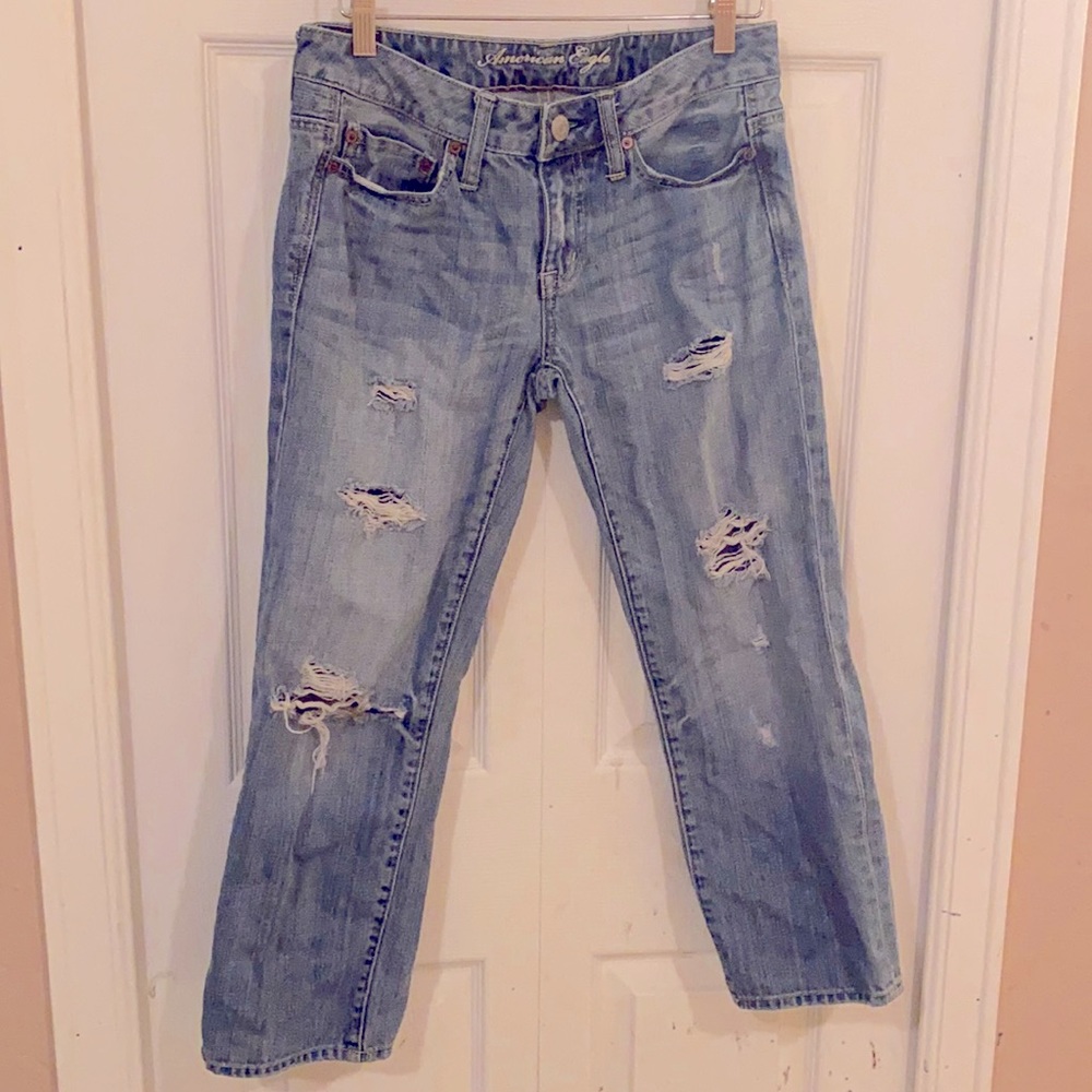 American Eagle Ripped Crops